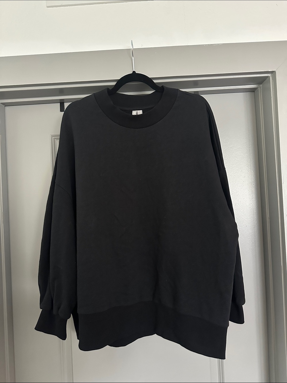 ASOS | Black Oversized Crewneck Sweater